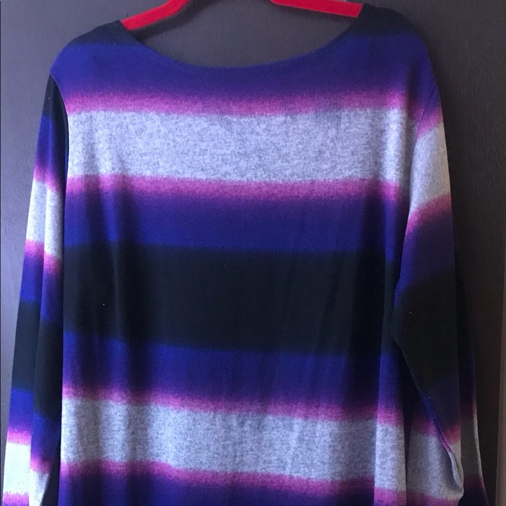‘AS’ Hacci Stripe Sweater Dress (Plus)